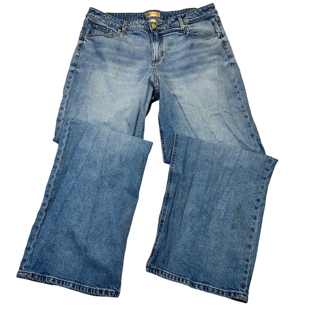 Kut from the Kloth Selena Jeans Womens 16 Blue‎ Low Rise Baggy Straight Leg Y2K